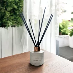   Difuzor cu bețe – bețe negre din fibră, din fibre de celuloză reciclate (7 bucăți)