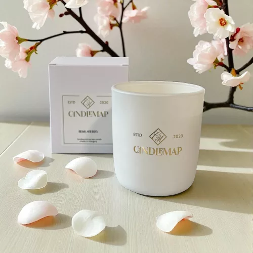 Lumânare parfumată din ceară de soia – Cherry Blossom