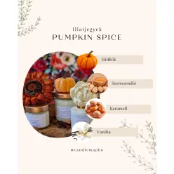 Pumpkin Spice szójagyertya 125 ml