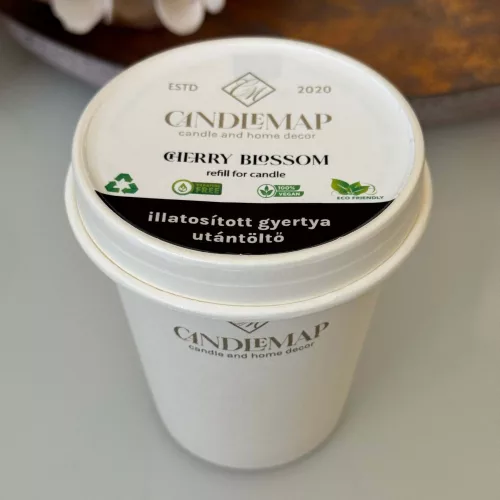 Rezervă pentru lumânare din ceară de soia – Cherry Blossom