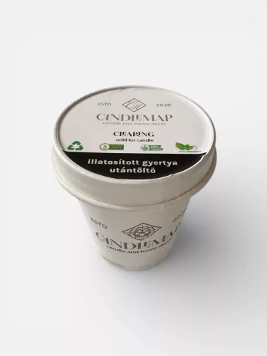 Rezervă de lumânare parfumată din ceară de soia Clearing