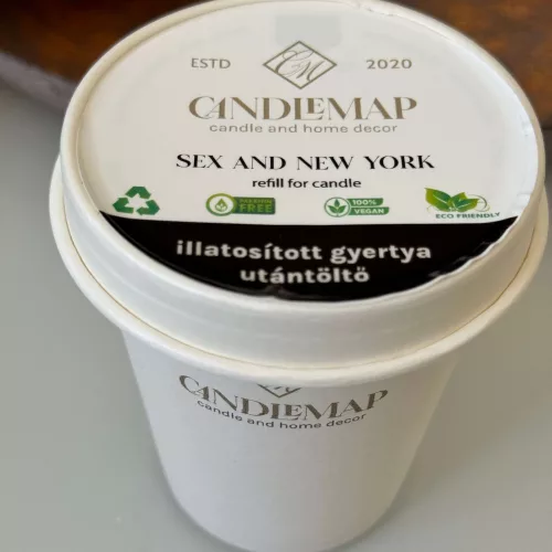 Rezervă pentru lumânare din ceară de soia – Sex and New York