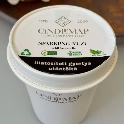 Rezervă pentru lumânare din ceară de soia – Sparkling Yuzu