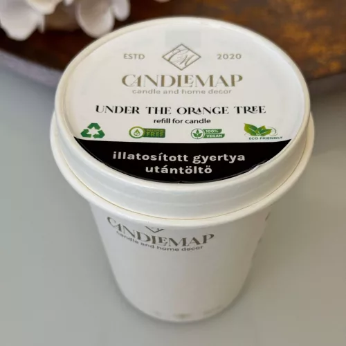Rezervă pentru lumânare din ceară de soia – Under the Orange Tree 