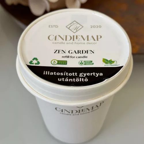 Rezervă pentru lumânare din ceară de soia –  Zen Garden